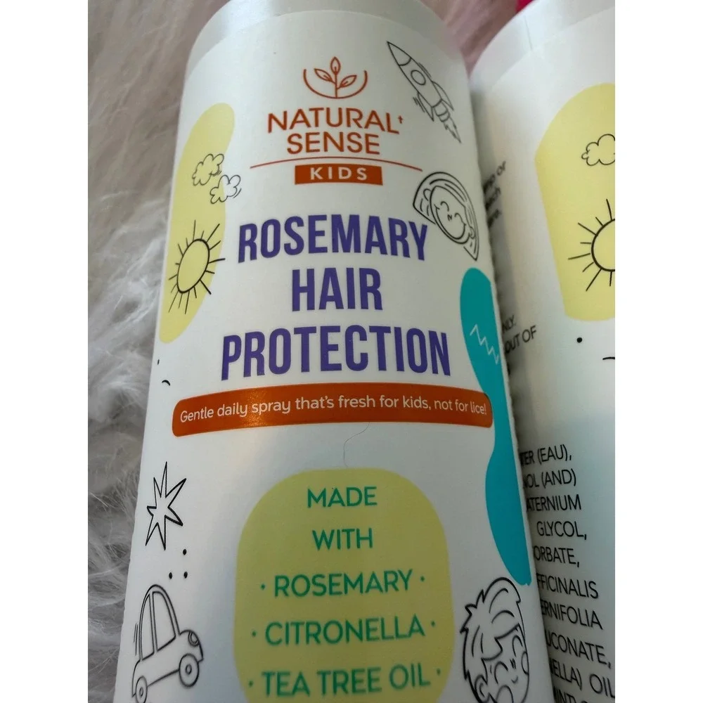 Natural Sense Kids Rosemary Hair Protection Spray 8oz 2pk Tea Tree Citronella